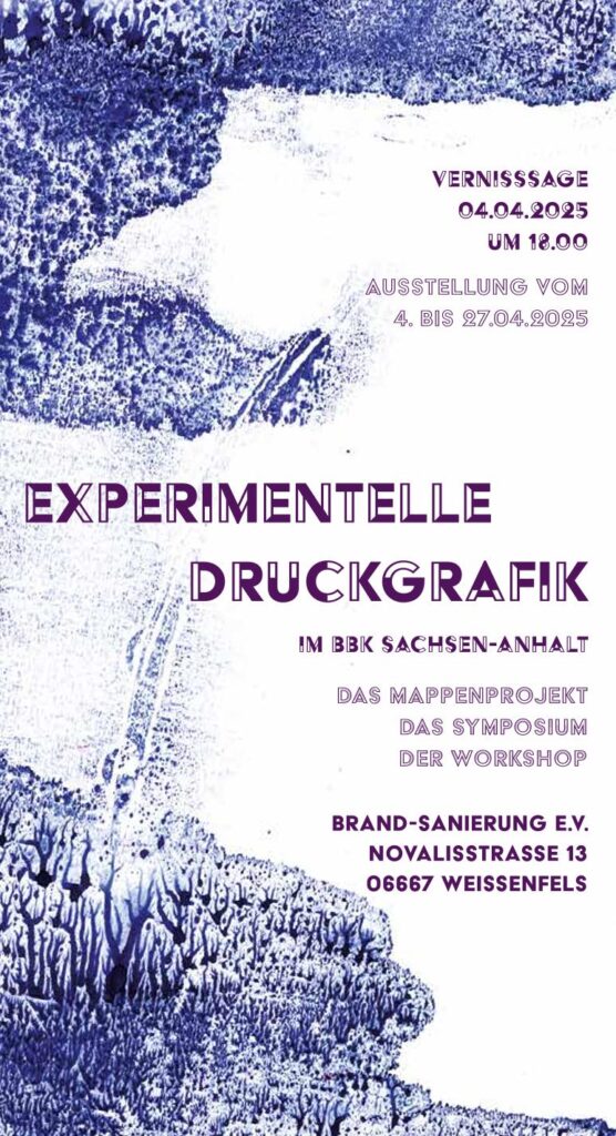 Experimentelle Druckkunst im BBK Sachsen-Anhalt  