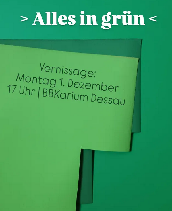Dezember-Ausstellung zum Thema „Grün“