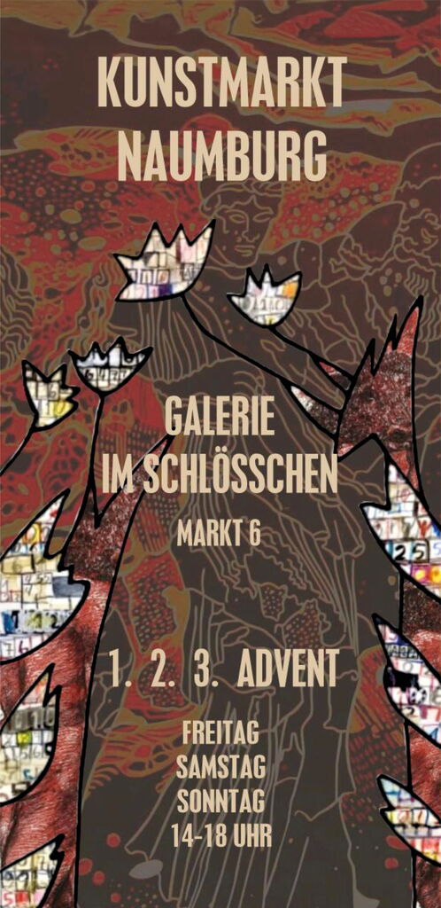 Julienne Jattiot und Christina Simon beim Kunstmarkt Naumburg